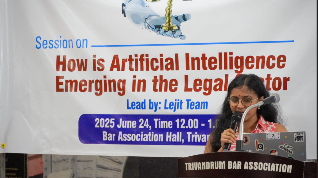 AI in Legal Sector session at Trivandrum Bar Association