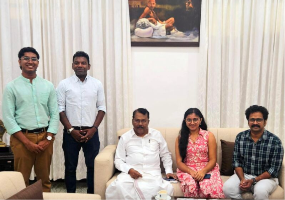 Meeting with Adv. Sreedharan Pillai